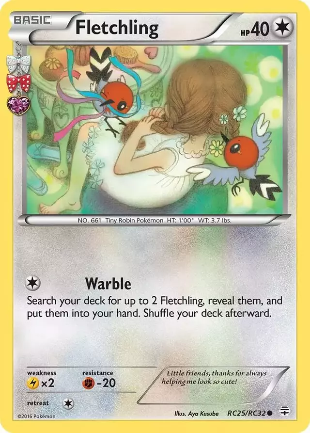 Fletchling - Pokemon Generations #RC25