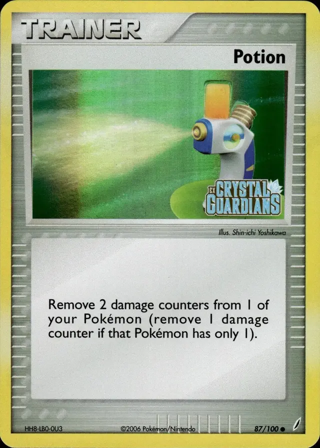 Potion [Reverse Holo] - Pokemon Crystal Guardians #87