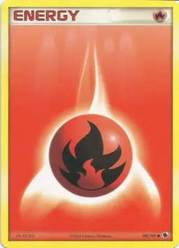 Fire Energy #108 - Pokemon EX Battle Stadium