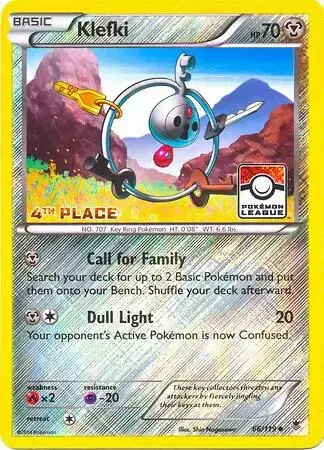 Klefki [4th Place League] - Pokemon Tournament Promos #66