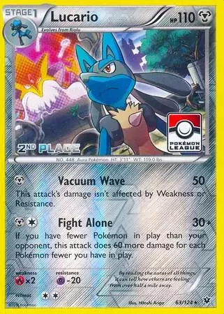 Lucario [2nd Place League] - Pokemon Tournament Promos #63