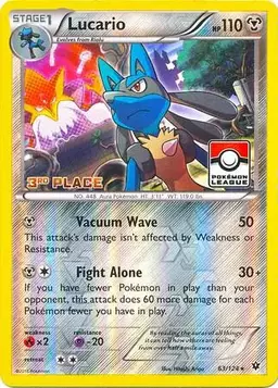 Lucario [3rd Place League] #63 - Pokemon Tournament Promos