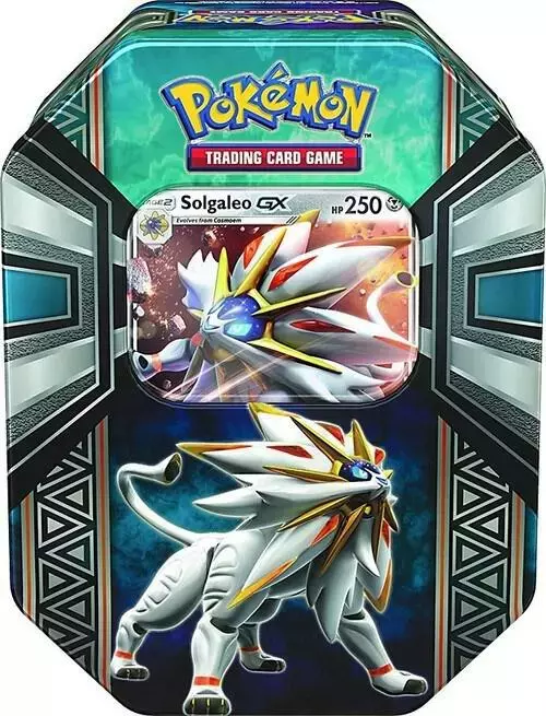 Legends Of Alola Solgaleo GX Tin