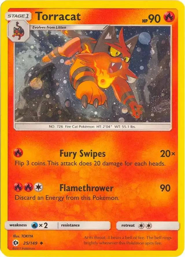 Torracat [Cosmos Holo] - Pokemon Promo #25