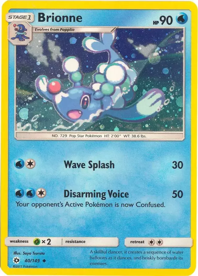 Brionne [Cosmos Holo] - Pokemon Promo #40