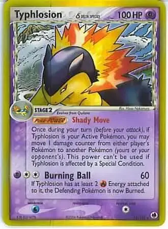 Typhlosion [Holo] - Pokemon Dragon Frontiers #12