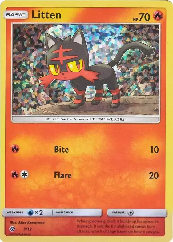 Litten - Pokemon McDonalds 2017 #3