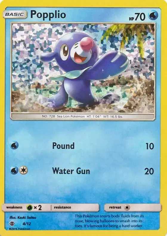 Popplio - Pokemon McDonalds 2017 #4