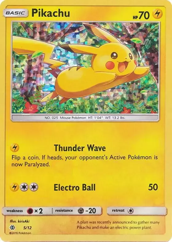 Pikachu - Pokemon McDonalds 2017 #5