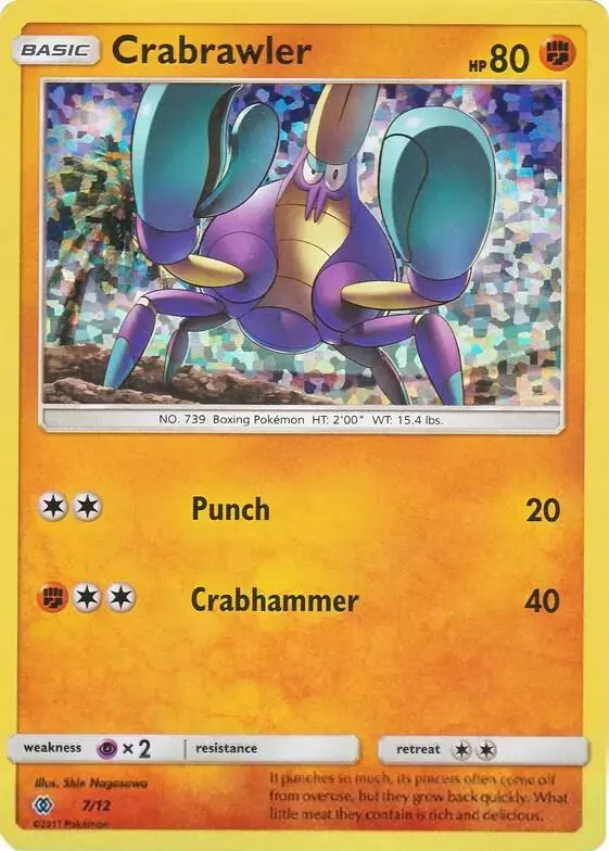 Crabrawler - Pokemon McDonalds 2017 #7