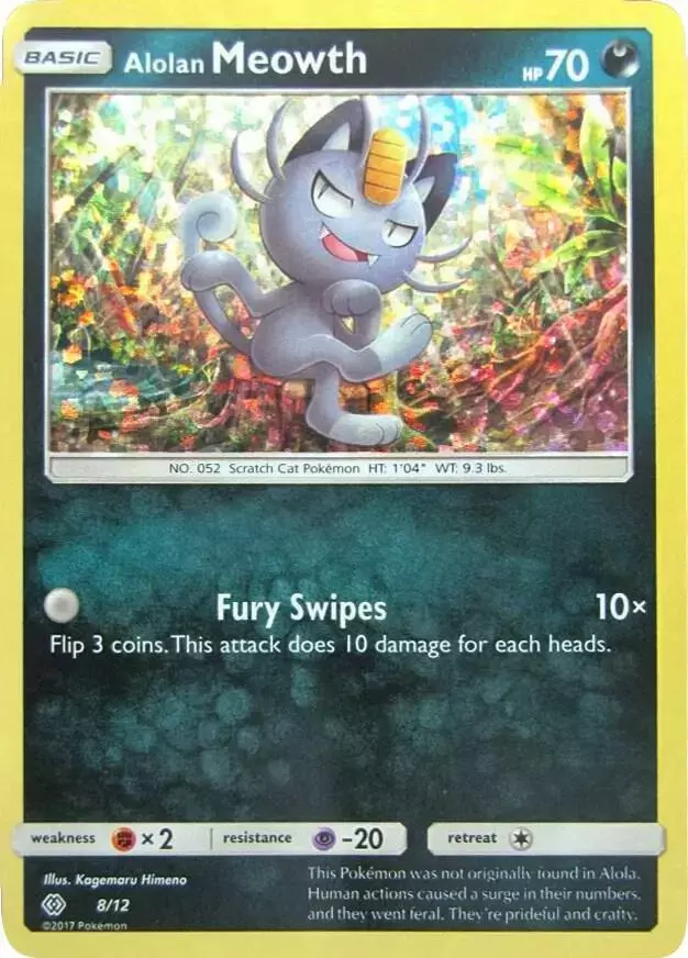 Alolan Meowth - Pokemon McDonalds 2017 #8
