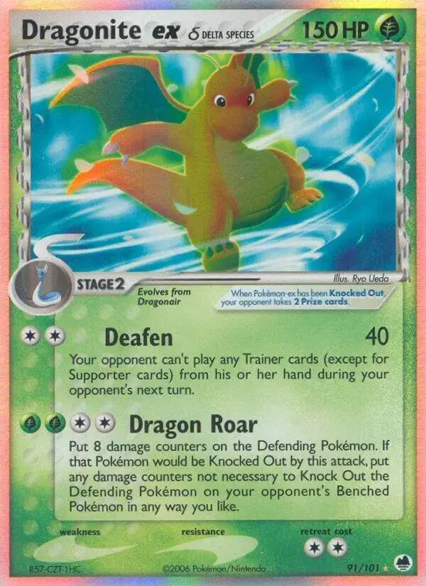 Dragonite EX - Pokemon Dragon Frontiers #91