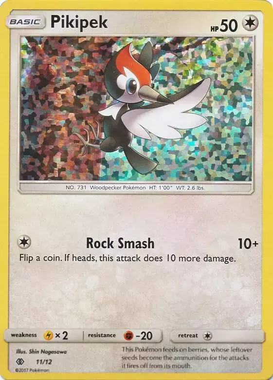 Pikipek - Pokemon McDonalds 2017 #11