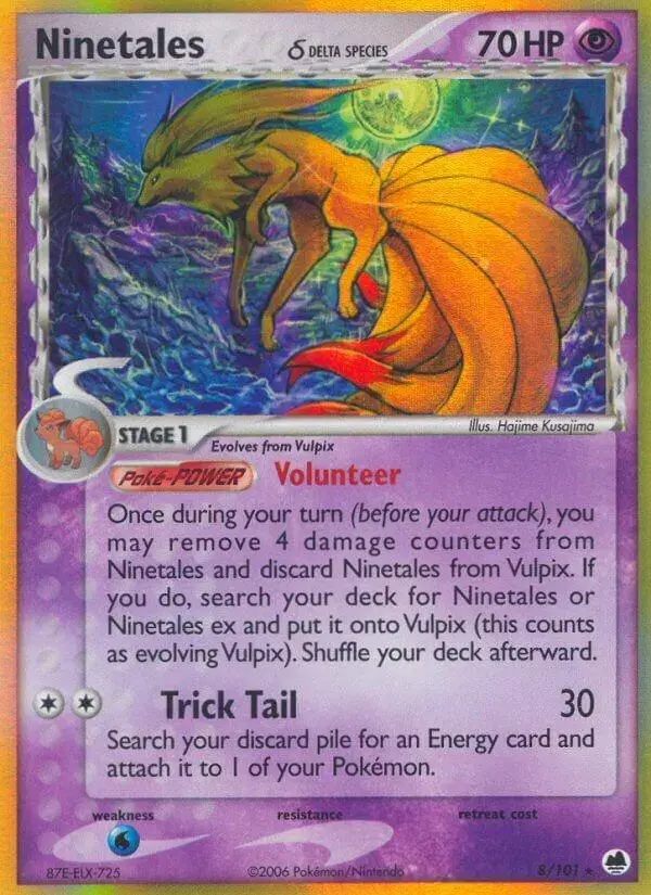 Ninetales - Pokemon Dragon Frontiers #8