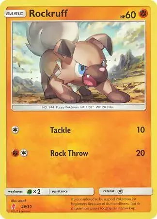 Rockruff - Pokemon Lycanroc & Alolan Raichu #29