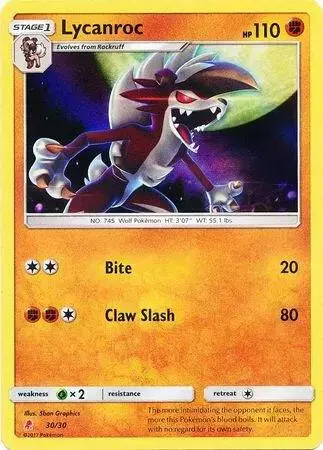 Lycanroc - Pokemon Lycanroc & Alolan Raichu #30
