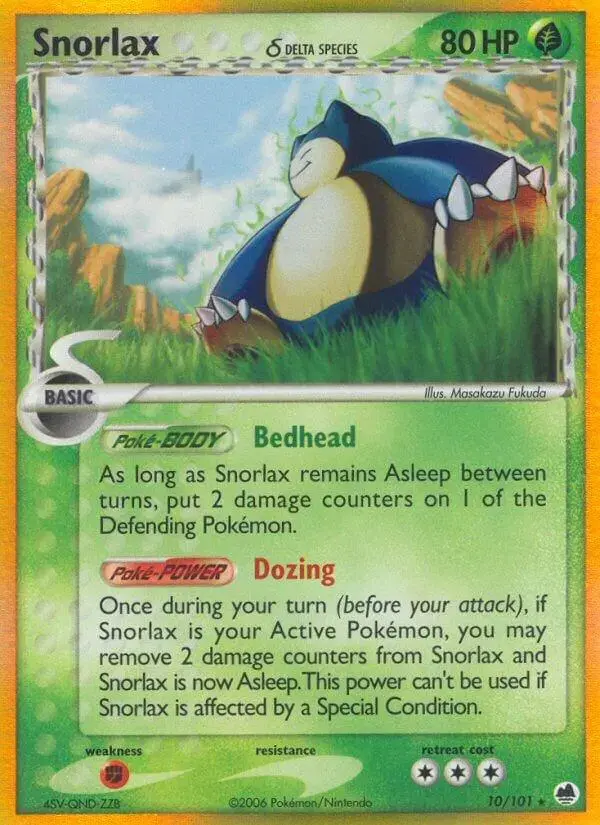 Snorlax - Pokemon Dragon Frontiers #10