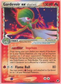 Gardevoir EX 93 - Pokemon Dragon Frontiers