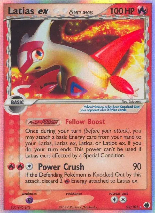 Latias EX - Pokemon Dragon Frontiers #95