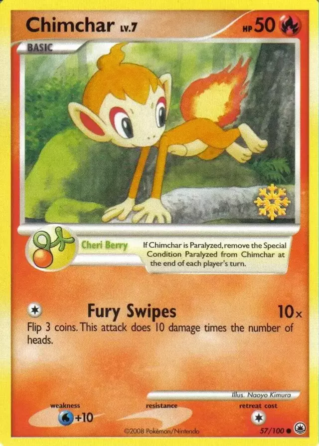 Chimchar [Snowflake Stamp] - Pokemon Promo #76