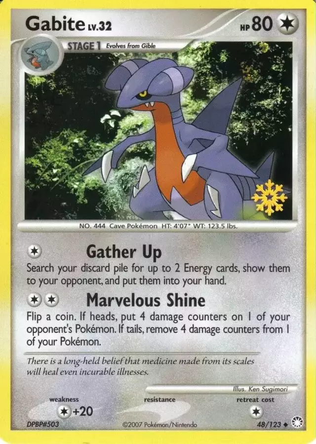 Gabite [Snowflake Stamped] - Pokemon Promo #48