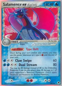Salamence EX #98 - Pokemon Dragon Frontiers