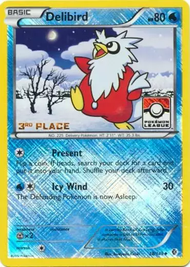 Delibird [3rd Place League] - Pokemon Tournament Promos #38