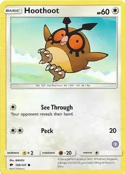 Hoothoot - Pokemon Alolan Sandslash & Ninetales #1