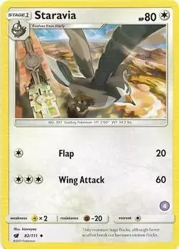 Staravia - Pokemon Alolan Sandslash & Ninetales #4