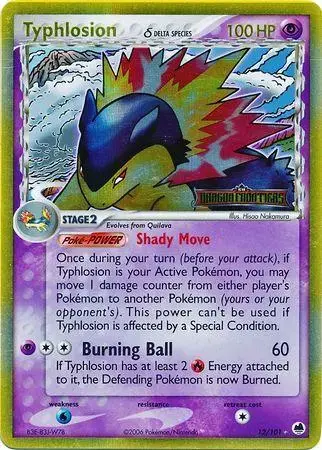 Typhlosion [Reverse Holo] - Pokemon Dragon Frontiers #12