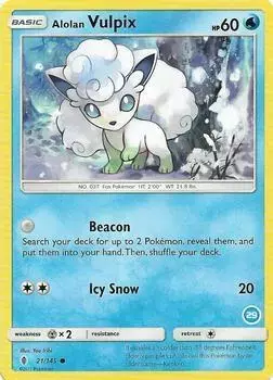 Alolan Vulpix - Pokemon Alolan Sandslash & Ninetales #29
