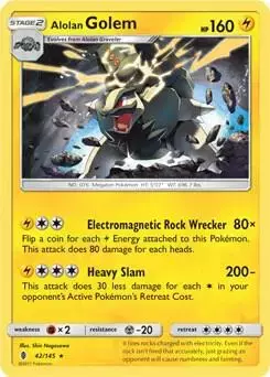 Alolan Golem [Cosmos Holo] - Pokemon Promo #42