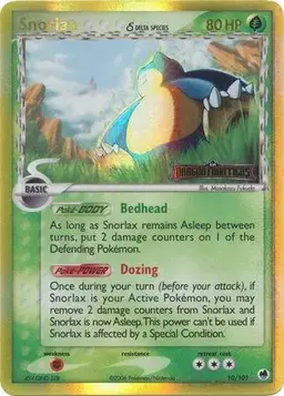 Snorlax [Reverse Holo] #10 - Pokemon Dragon Frontiers