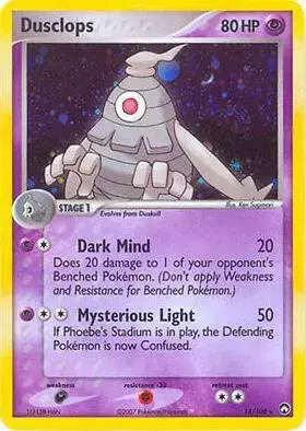 Dusclops [Cosmos Holo] - Pokemon Promo #14