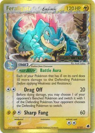 Feraligatr [Reverse Holo] - Pokemon Dragon Frontiers #2