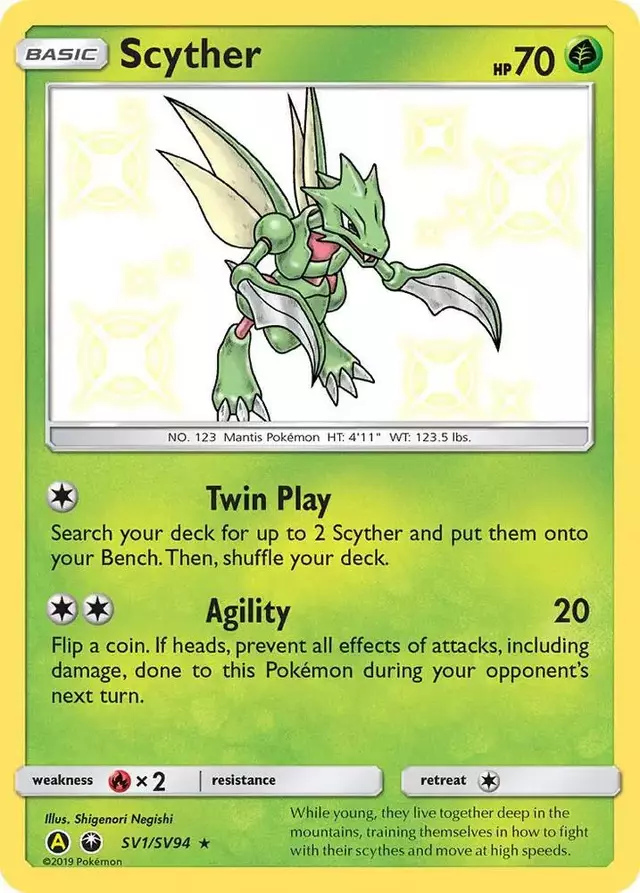 Scyther - Pokemon Hidden Fates #SV1