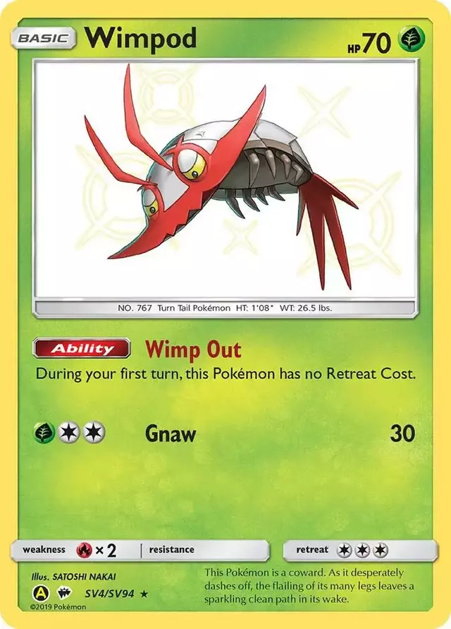 Wimpod - Pokemon Hidden Fates #SV4