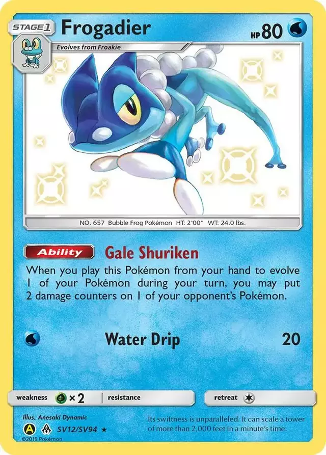 Frogadier - Pokemon Hidden Fates #SV12