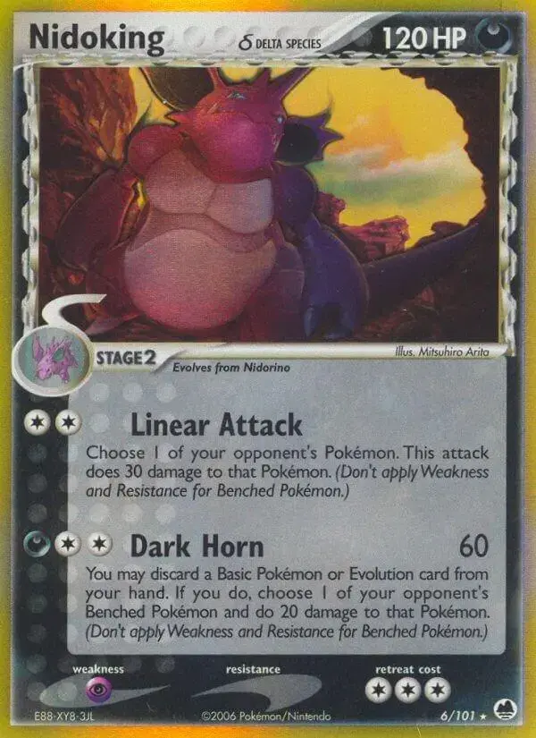 Nidoking - Pokemon Dragon Frontiers #6