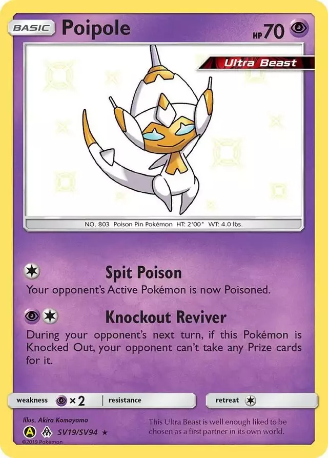 Poipole - Pokemon Hidden Fates #SV19