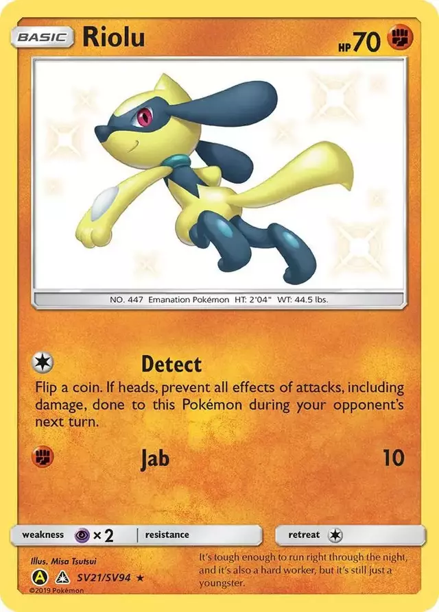 Riolu - Pokemon Hidden Fates #SV21