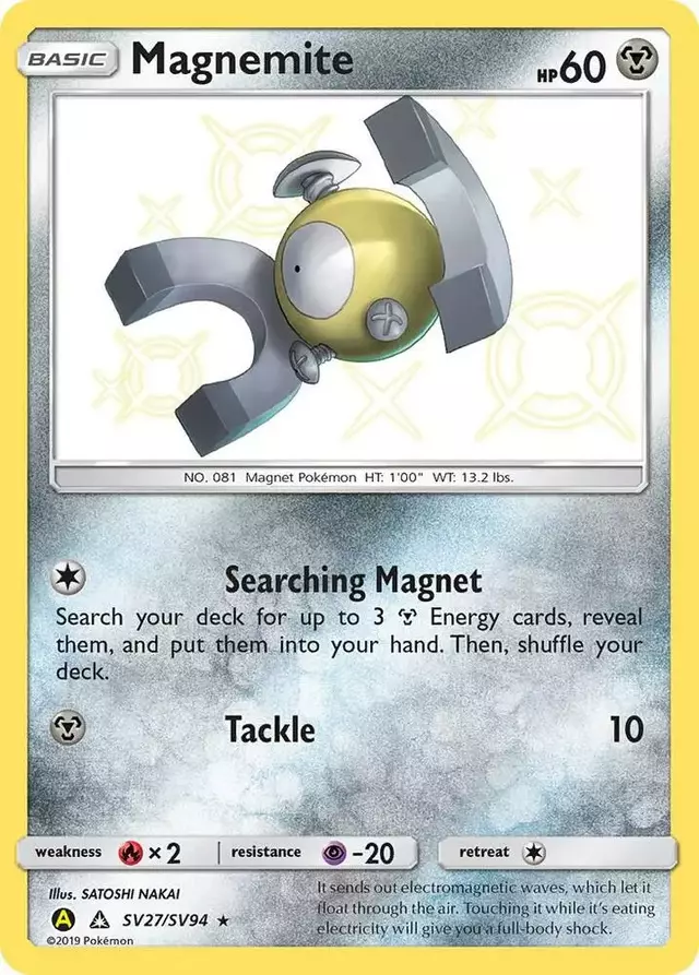 Magnemite - Pokemon Hidden Fates #SV27