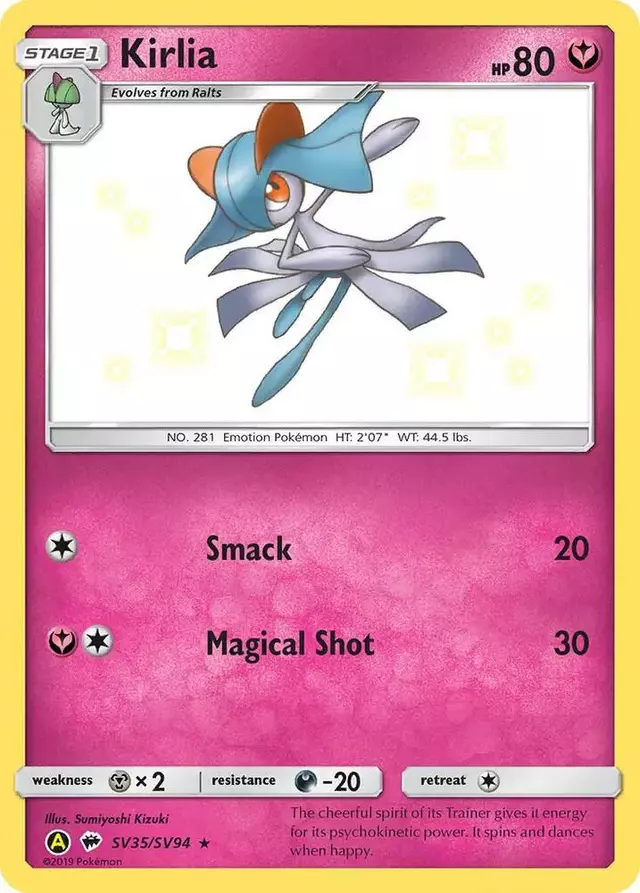 Kirlia - Pokemon Hidden Fates #SV35