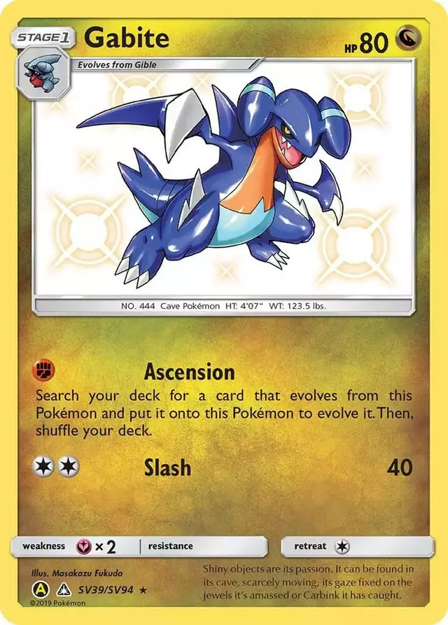 Gabite - Pokemon Hidden Fates #SV39