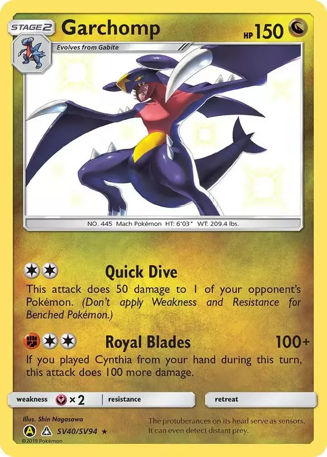 Garchomp - Pokemon Hidden Fates #SV40