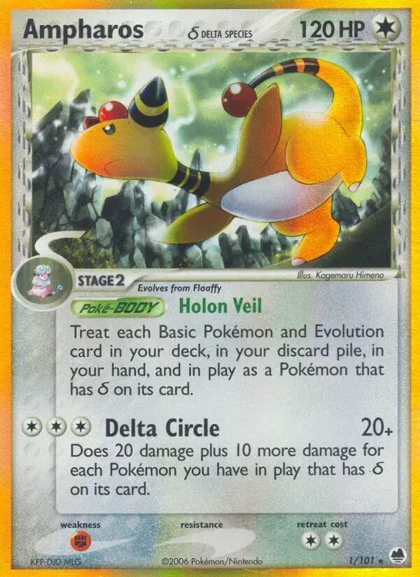 Ampharos - Pokemon Dragon Frontiers #1