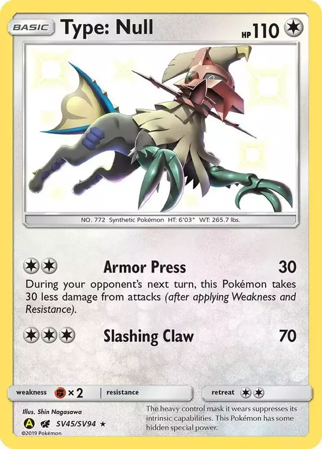 Type: Null - Pokemon Hidden Fates #SV45
