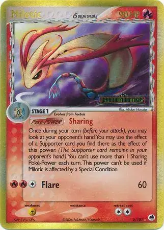 Milotic [Reverse Holo] - Pokemon Dragon Frontiers #5