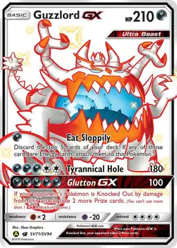 Guzzlord GX - Pokemon Hidden Fates