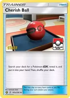 Cherish Ball [League Cup Staff] - Pokemon Tournament Promos #191A